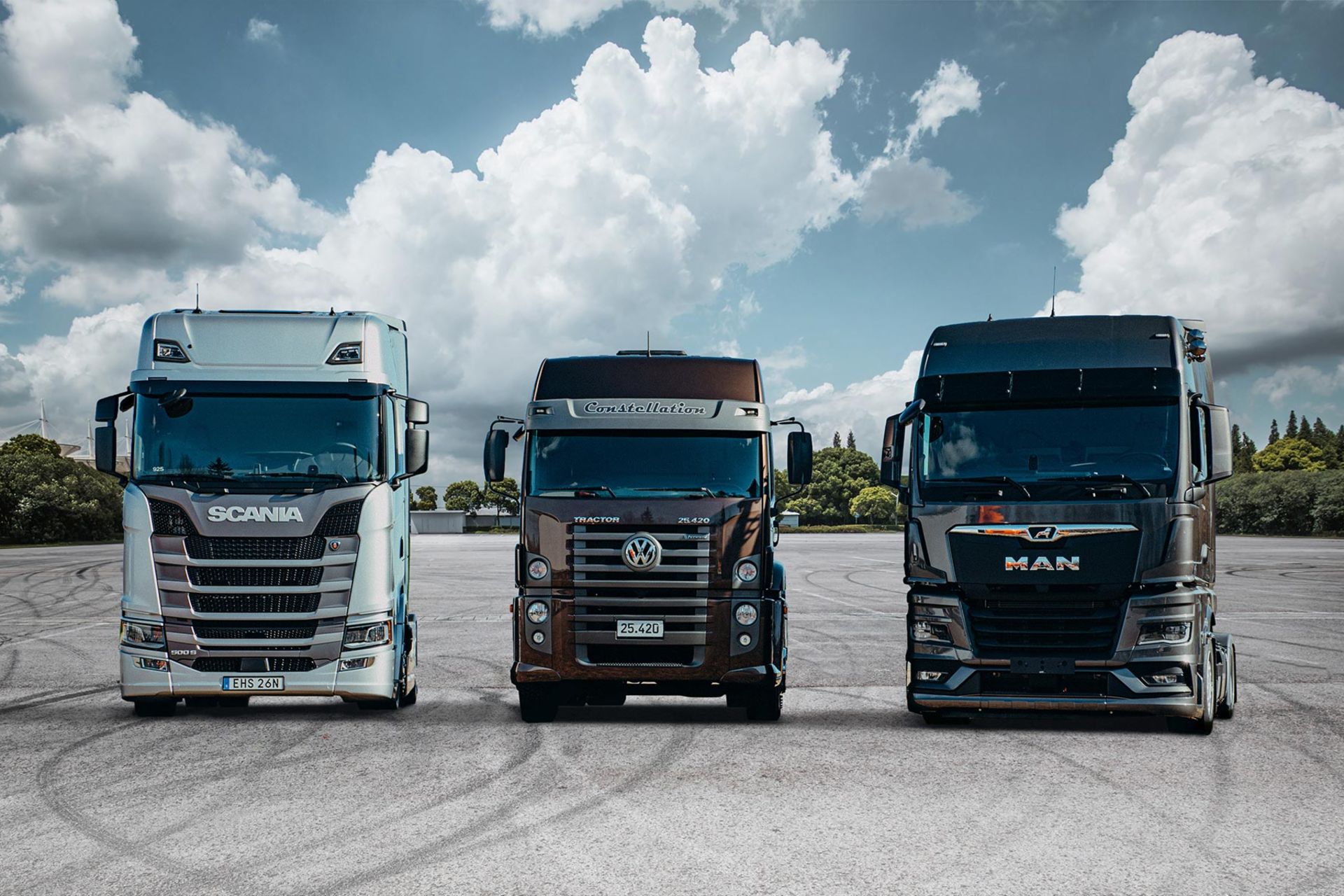Trucks of Scania, VW CAMINHÕES E ÔNIBUS and MAN
                 