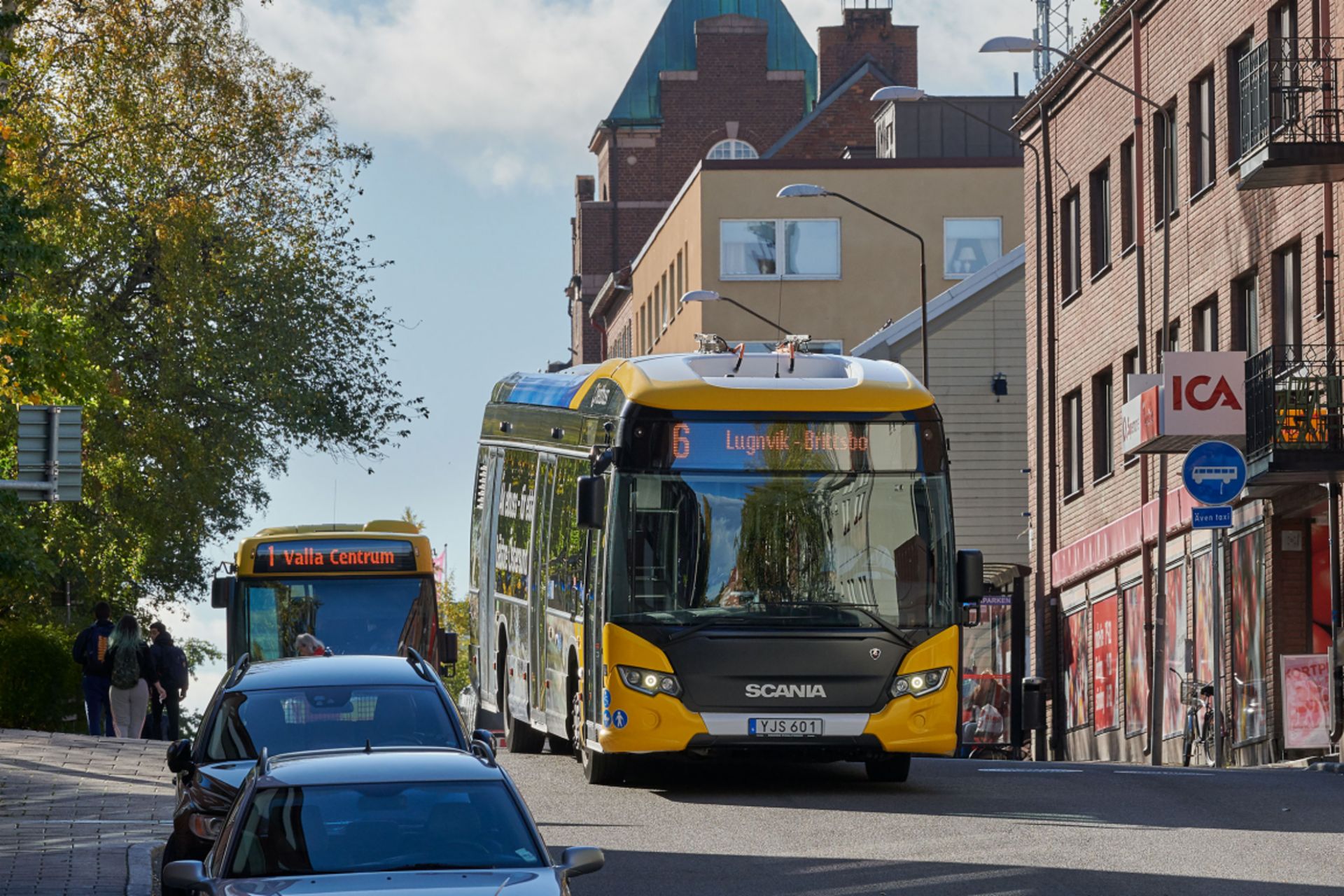 Electrobuses in Östersund Buses are an important piece of the puzzle in electrifying the entire transport sector in Östersund.