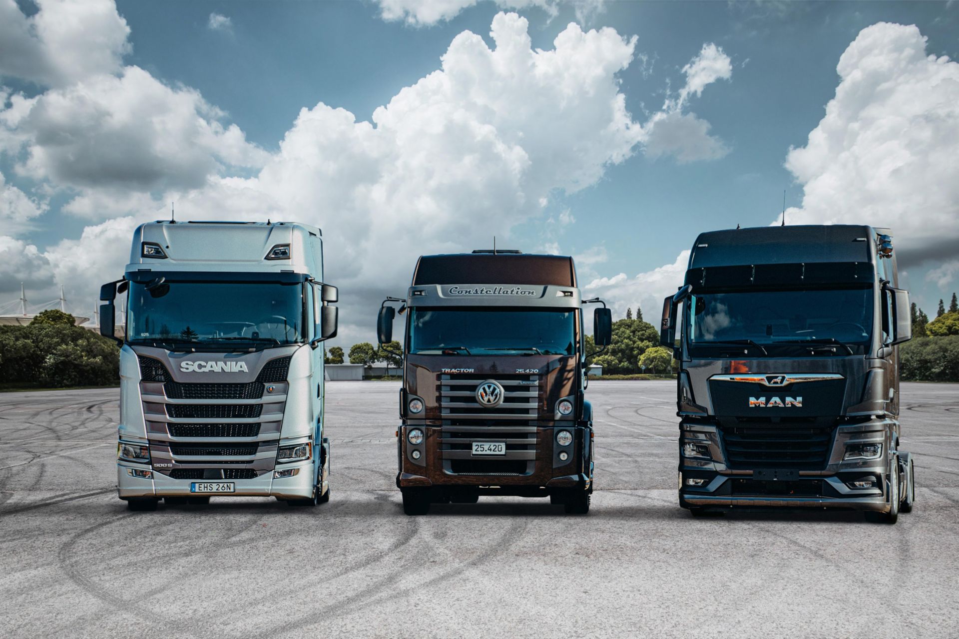 Trucks of Scania, VW CAMINHÕES E ÔNIBUS and MAN
                 