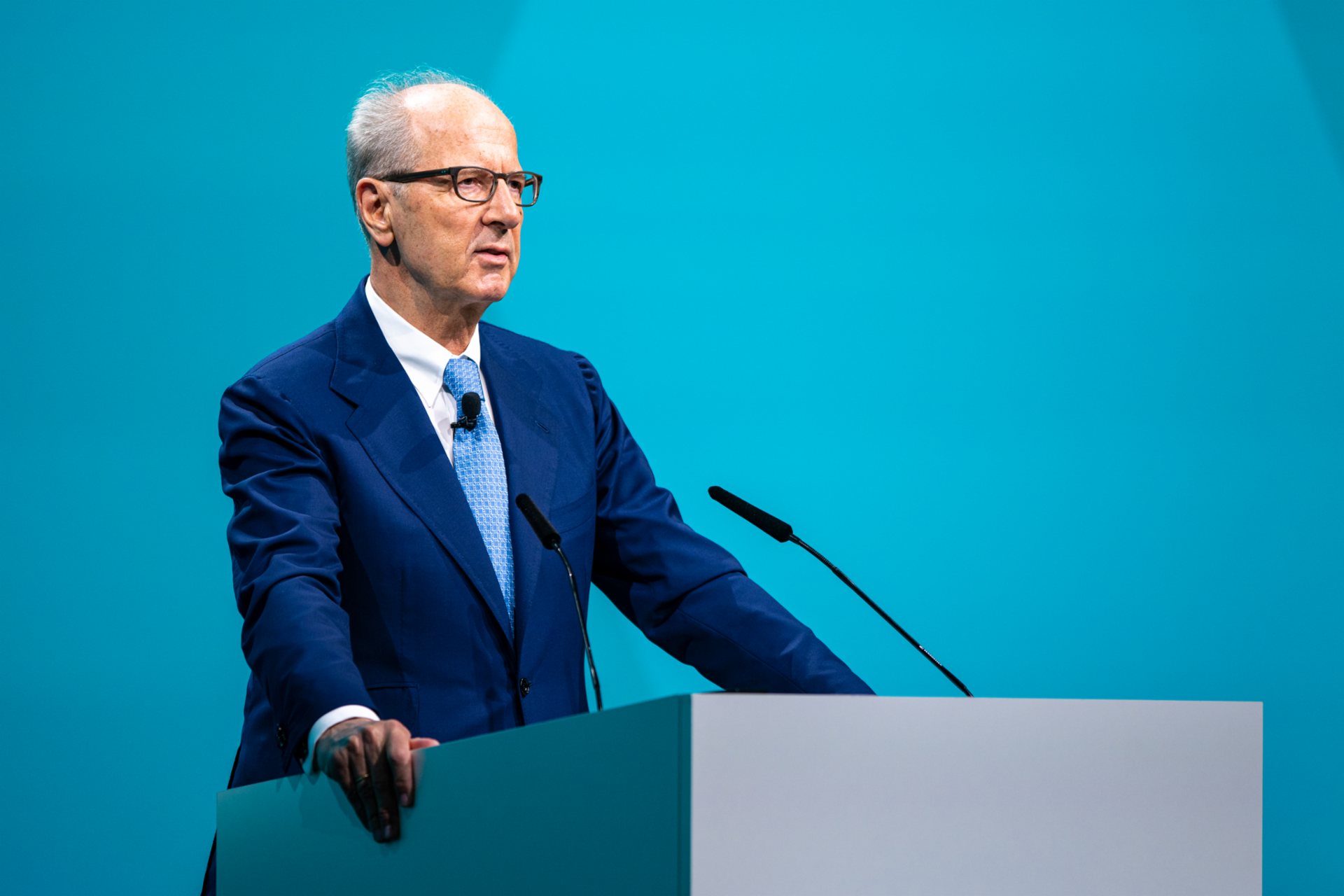 Hans Dieter Poetsch at the TRATON SE Annual General Meeting on June 09, 2022 at ICM in Munich, Germany Hans Dieter Poetsch at the TRATON SE Annual General Meeting on June 09, 2022 at ICM in Munich, Germany