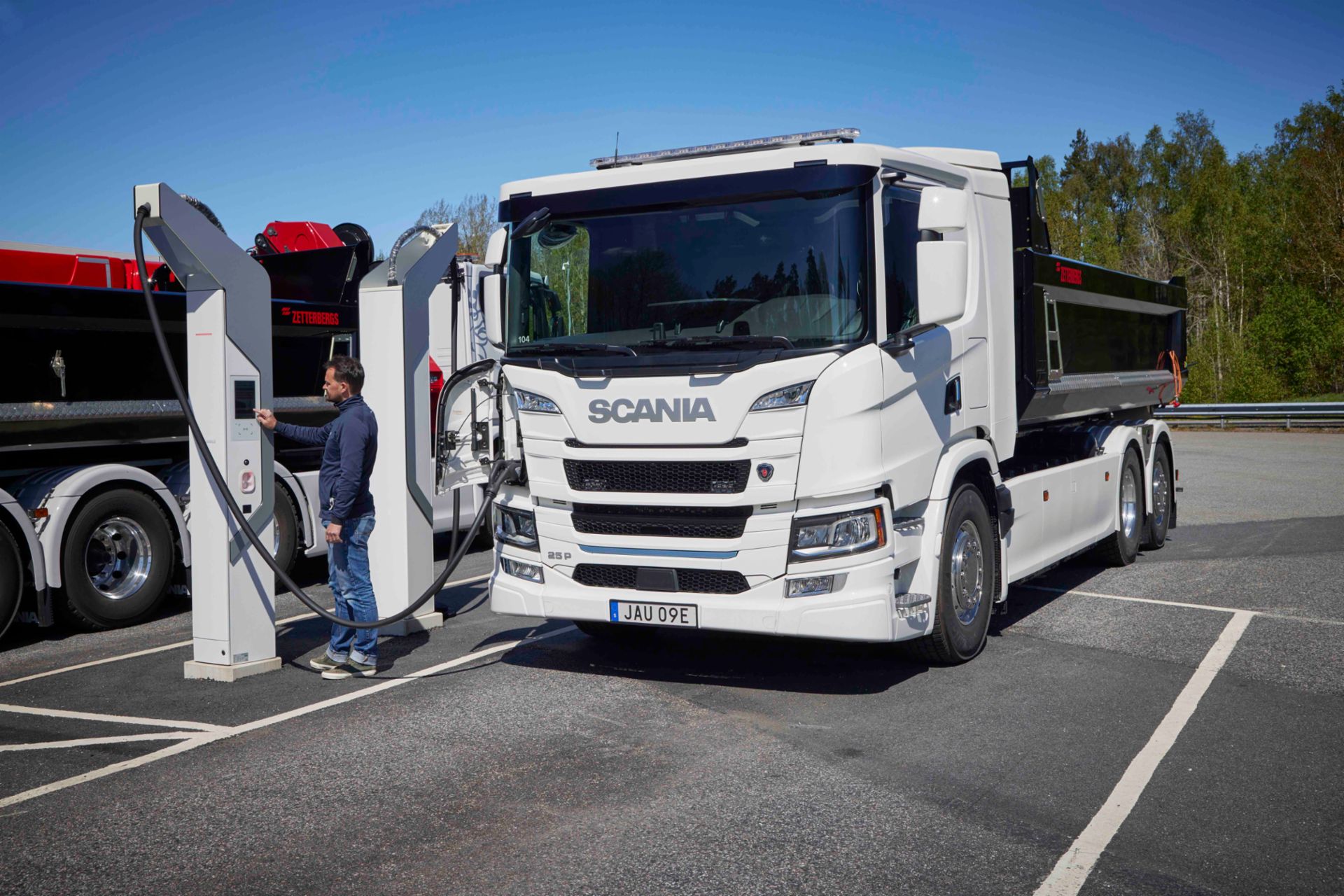 TRATON Scania electric truck
                 