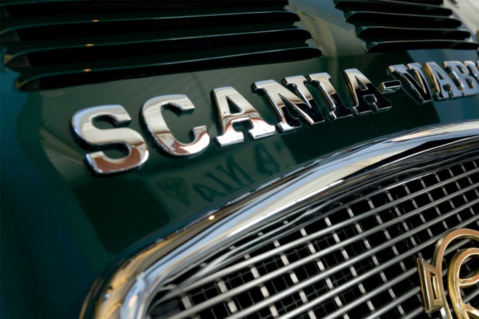 Image of the radiator grille Scania-Vabis LB76 in color
                 
