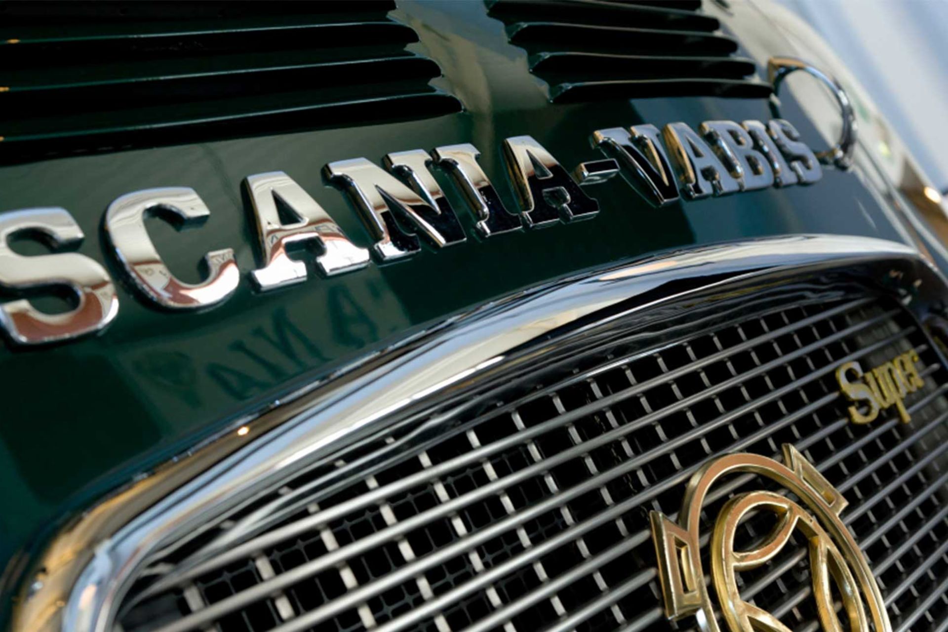 Image of the radiator grille Scania-Vabis LB76 in color