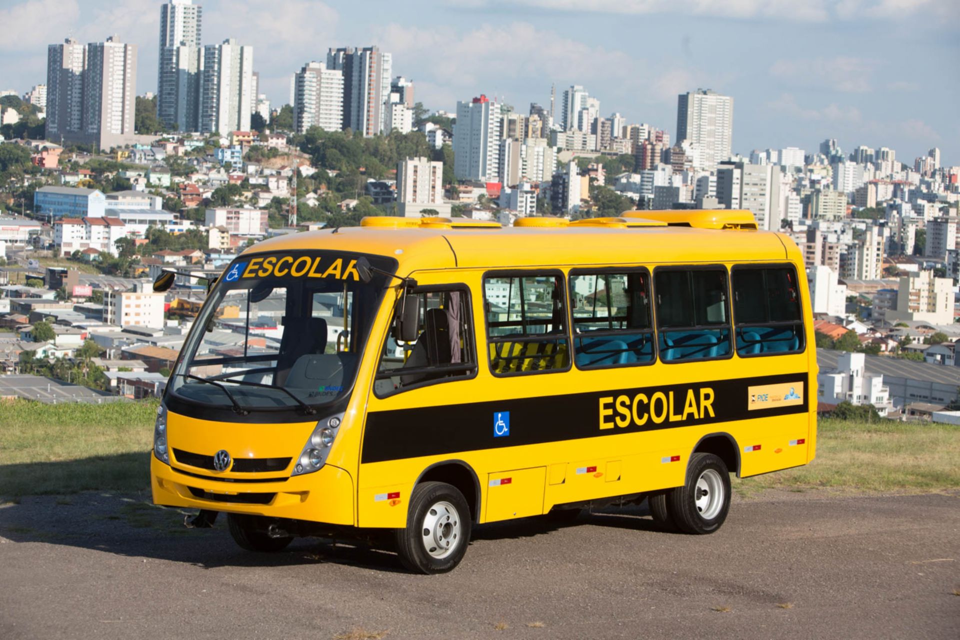 More than 16,000 Volkswagen buses transport children to school in the government program Path to School. More than 16,000 Volkswagen buses transport children to school in the government program Path to School.