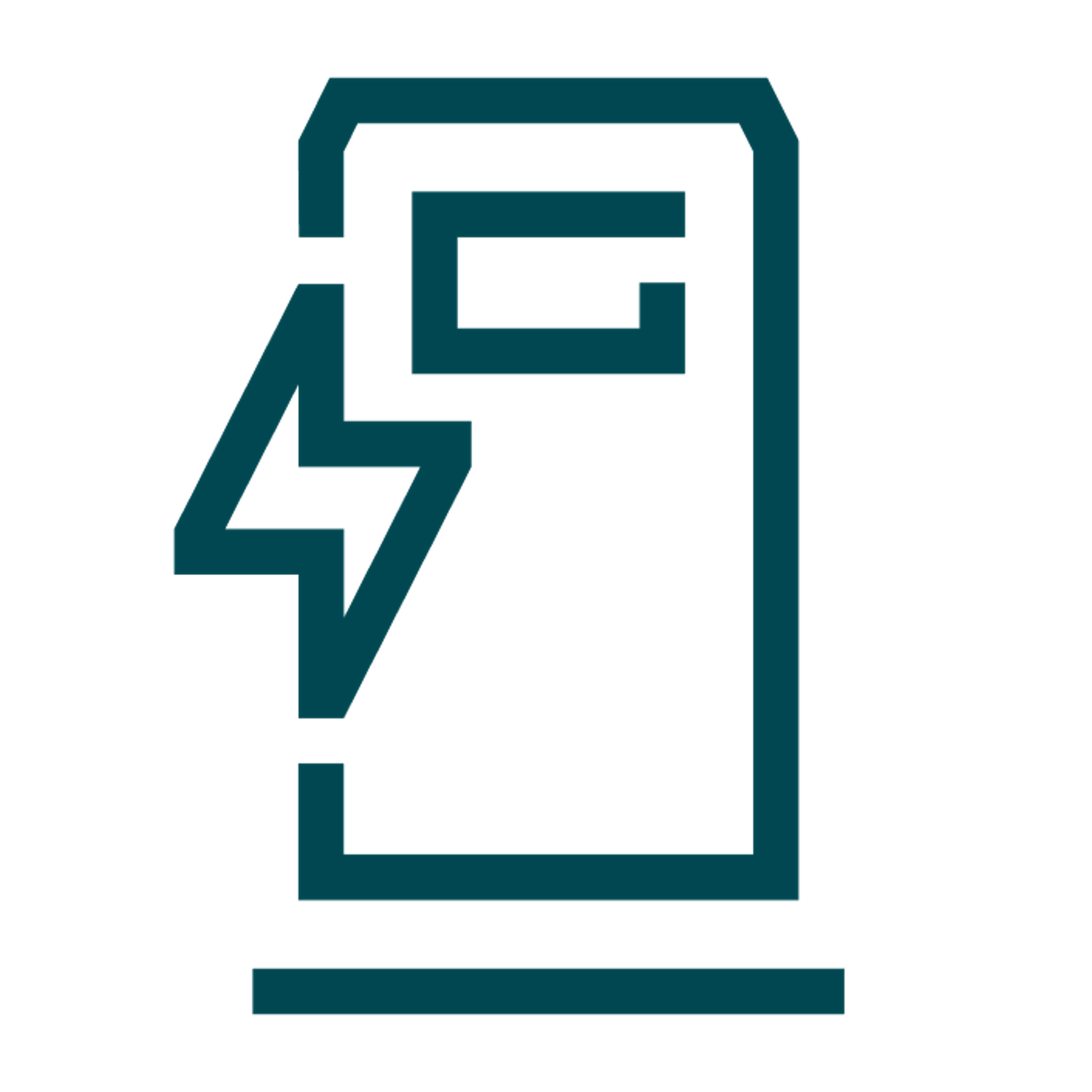 TRATON product & technology - e-charging station icon blue