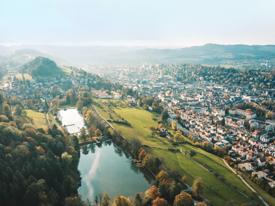 View over St. Gallen.
